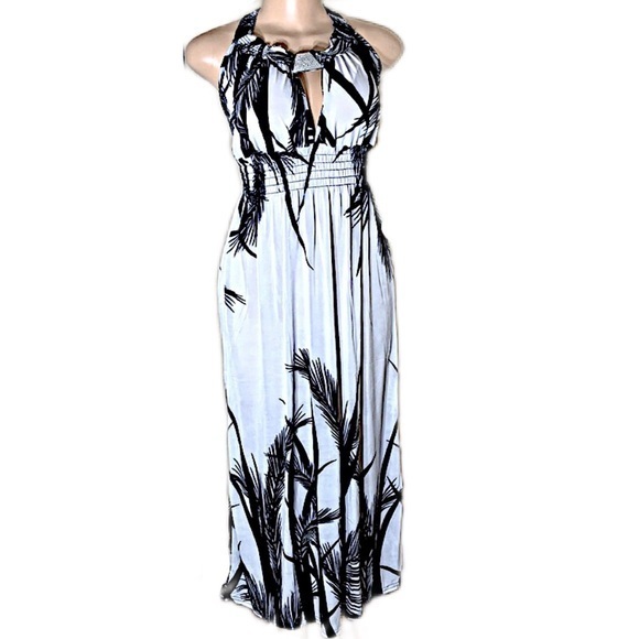 Black & White open back sundress Maxi. XL - #57